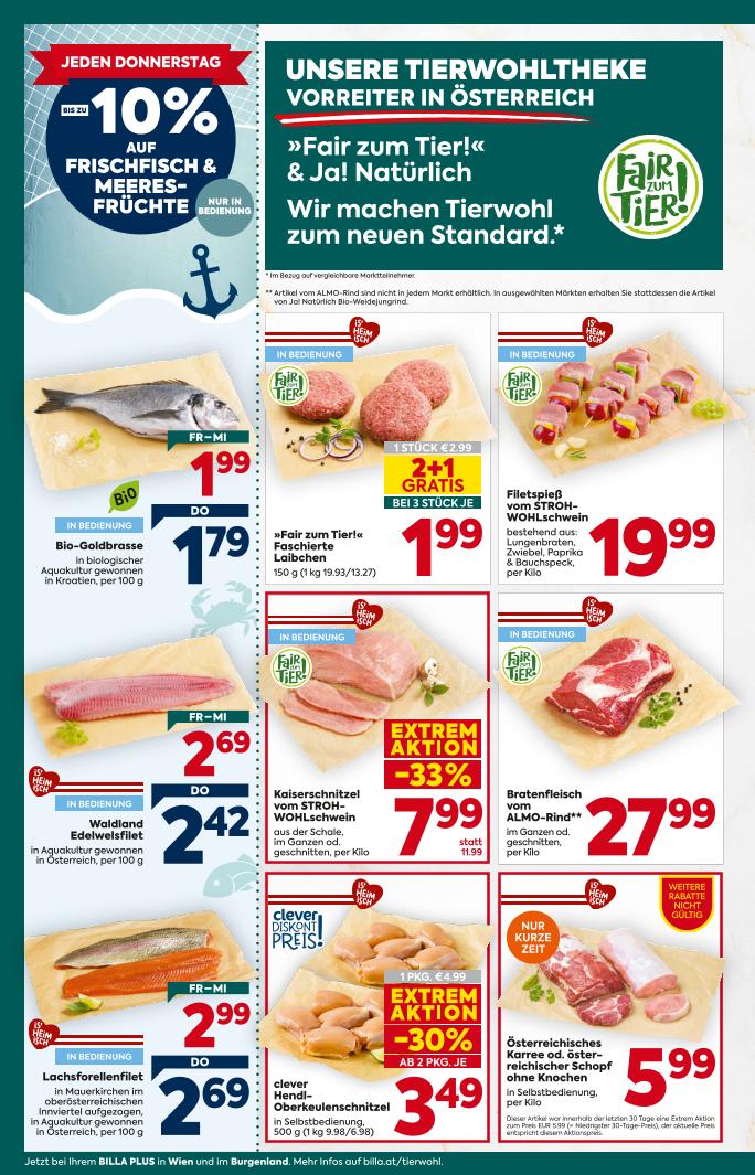 Prospekt von BILLA PLUS