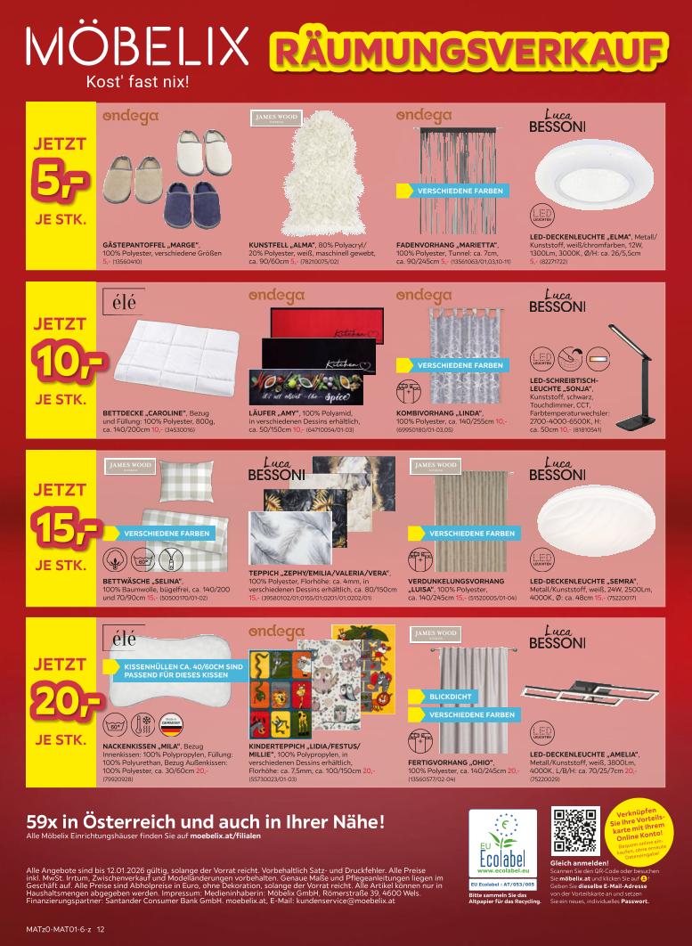 Prospekt von Möbelix