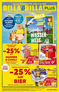 Titelbild des Prospekts von BILLA TIROL