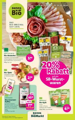 Titelbild des Prospekts von Denns BioMarkt