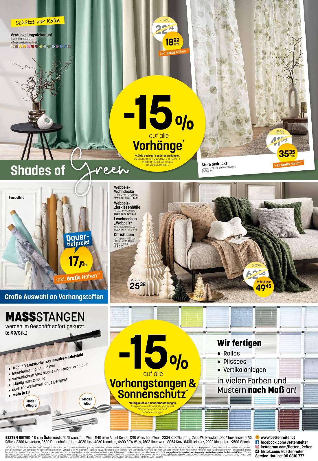 Prospekt von Betten Reiter