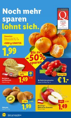 Titelbild des Prospekts von Lidl