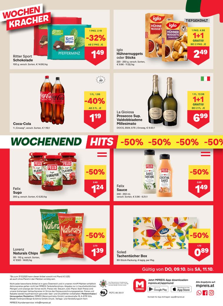 Prospekt von MPREIS