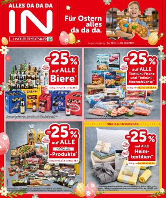 Titelbild des Prospekts von INTERSPAR KTN