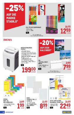 Titelbild des Prospekts von METRO PROFI