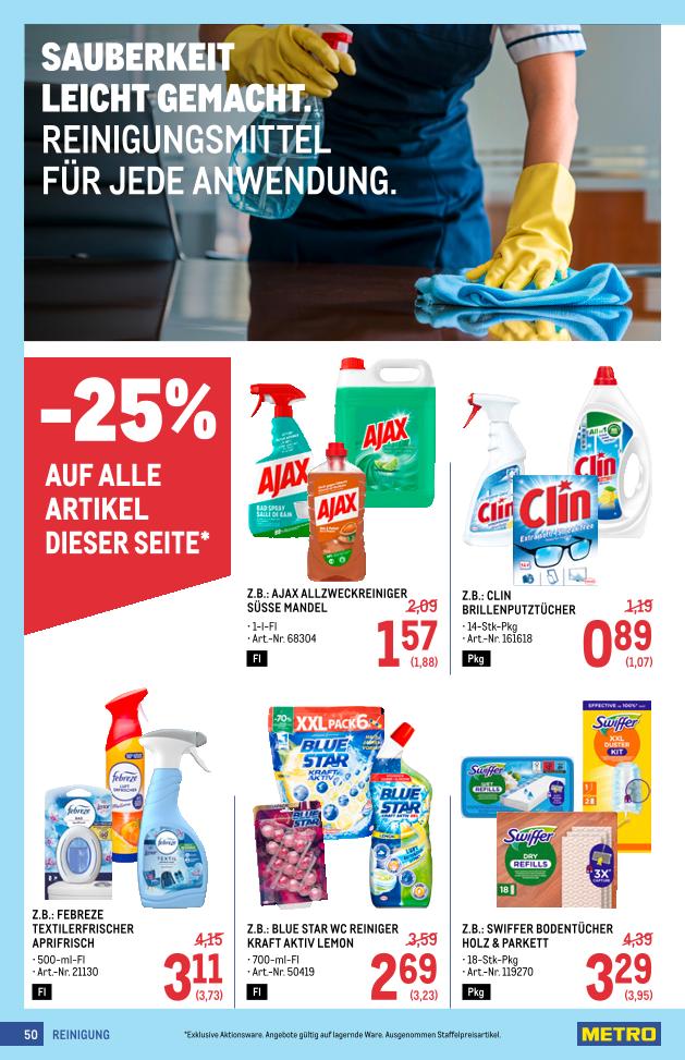 Prospekt von METRO