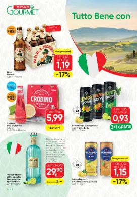Titelbild des Prospekts von SPAR Gourmet
