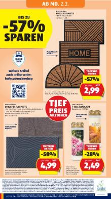 Titelbild des Prospekts von HOFER