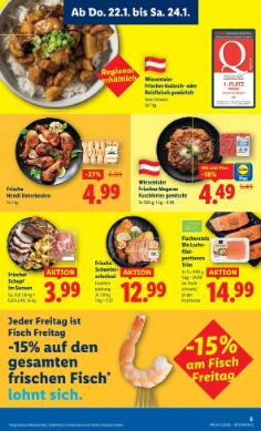 Titelbild des Prospekts von Lidl Österreich