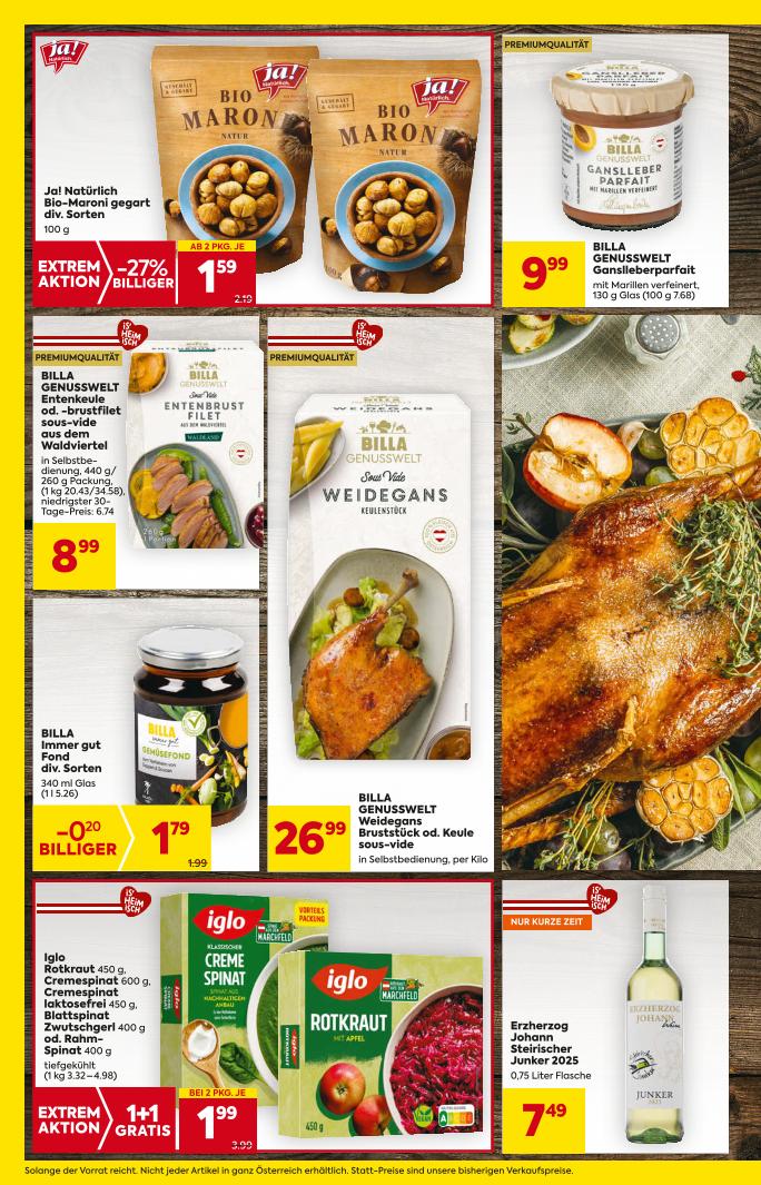 Prospekt von BILLA