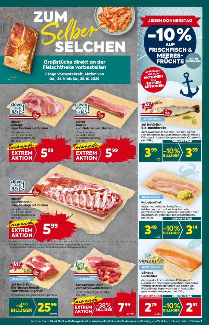 Prospekt von BILLA PLUS