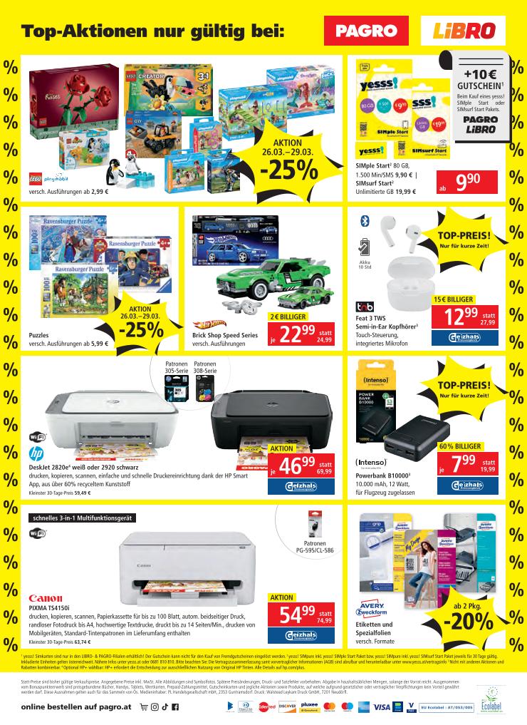 Prospekt von PAGRO & LIBRO