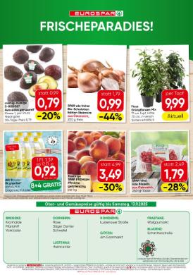 Titelbild des Prospekts von EUROSPAR VBG