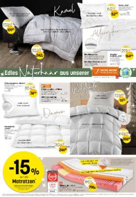 Titelbild des Prospekts von Betten Reiter