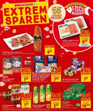 Titelbild des Prospekts von INTERSPAR SBG