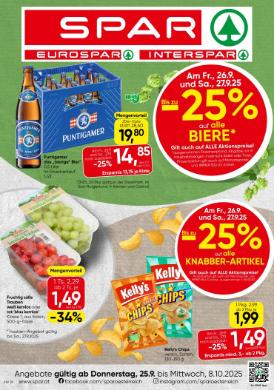 Titelbild des Prospekts von SPAR KTN