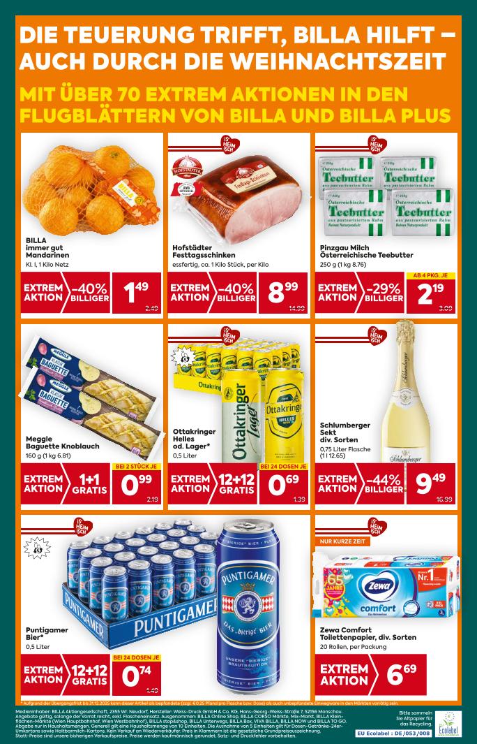 Prospekt von BILLA PLUS