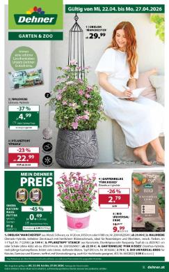 Titelbild des Prospekts von Dehner