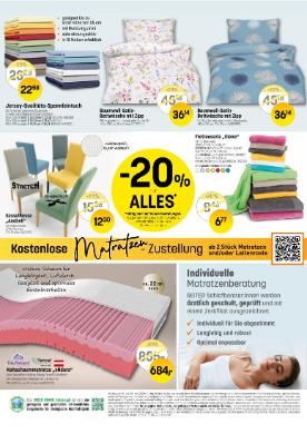 Titelbild des Prospekts von Betten Reiter