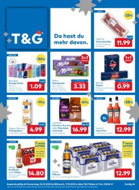 Titelbild des Prospekts von T&G Tirol