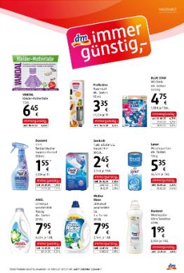 Titelbild des Prospekts von dm drogerie markt