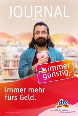 Titelbild des Prospekts von dm drogerie markt