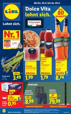 Titelbild des Prospekts von Lidl