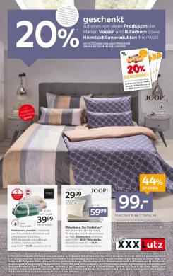 Titelbild des Prospekts von XXXLutz Heimtextilien