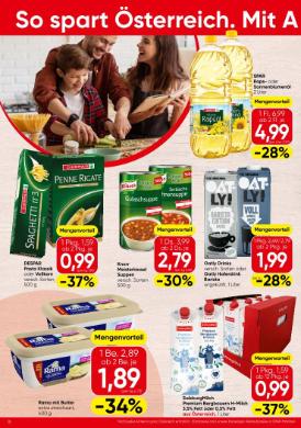 Titelbild des Prospekts von SPAR W / NOE / BGLD