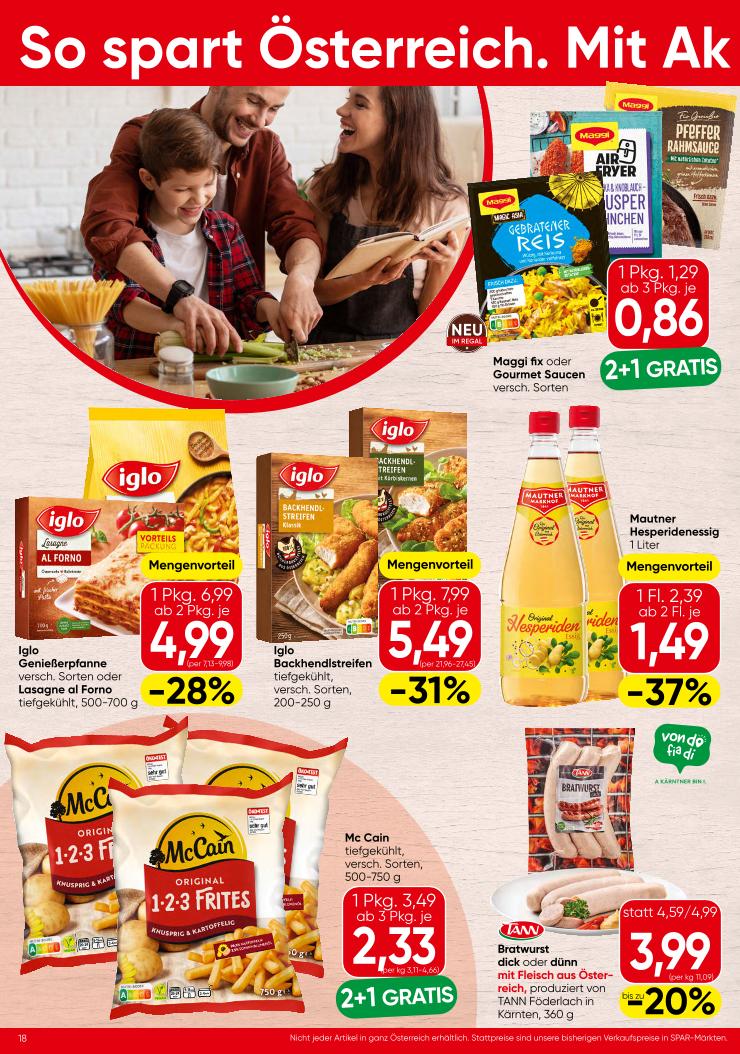 Prospekt von SPAR