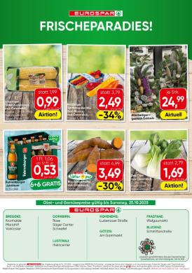 Titelbild des Prospekts von EUROSPAR VBG