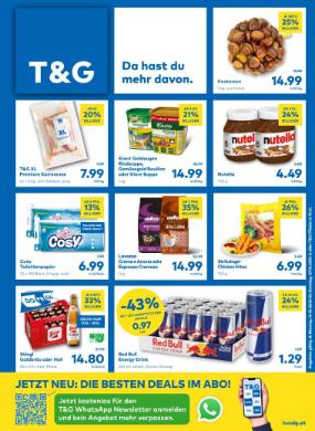 Titelbild des Prospekts von T&G TIROL