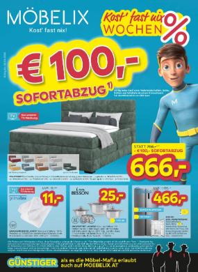 Titelbild des Prospekts von Möbelix
