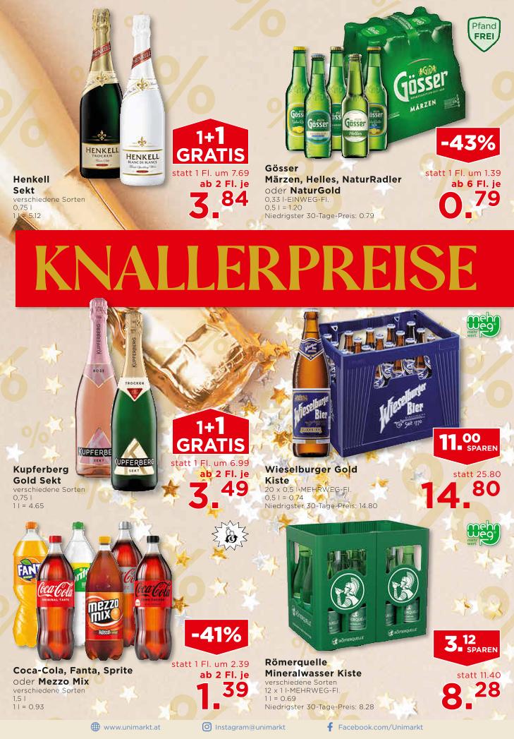 Prospekt von Unimarkt