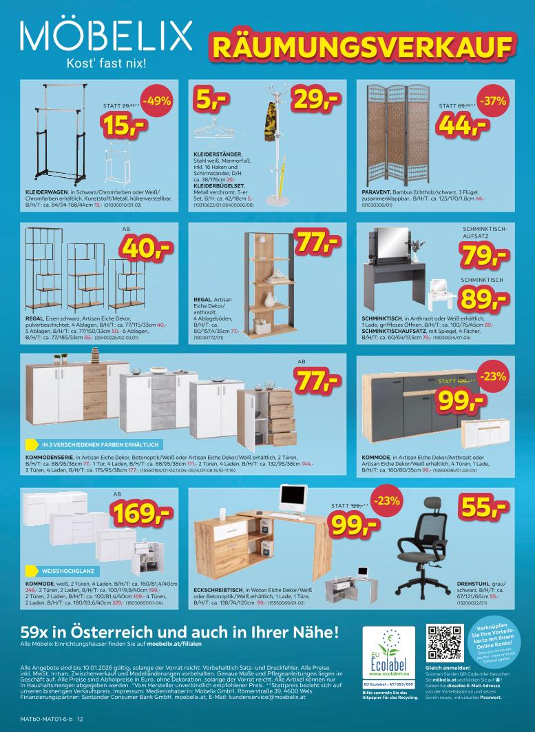 Prospekt von Möbelix