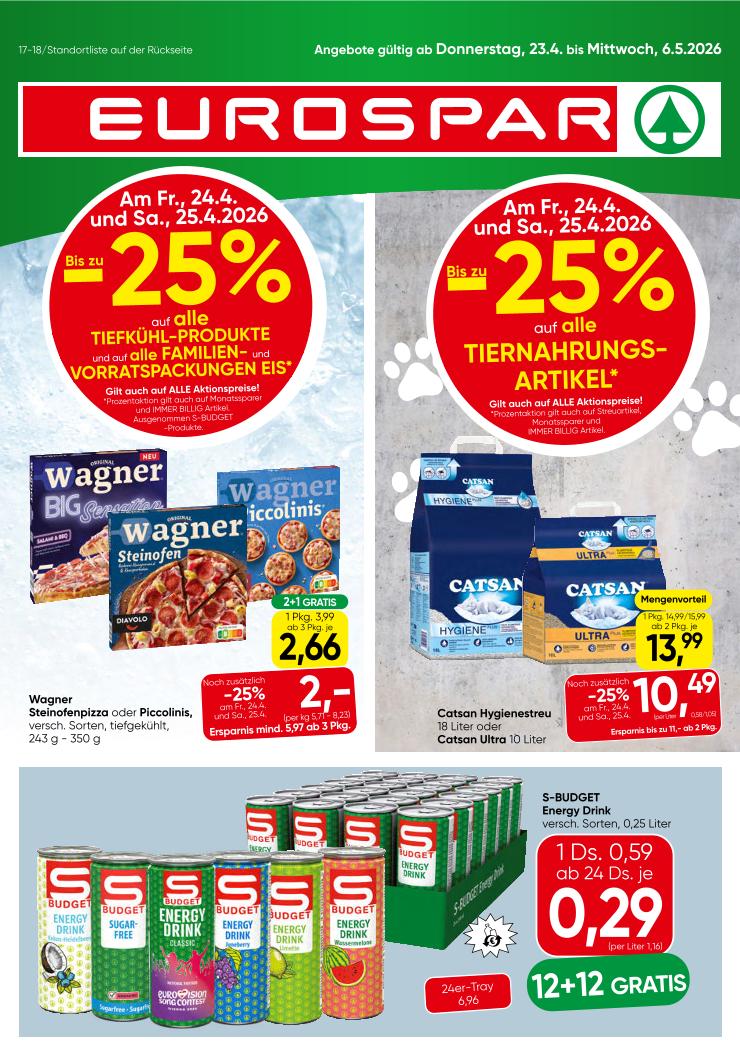 Prospekt von EUROSPAR