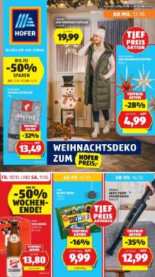 Titelbild des Prospekts von HOFER