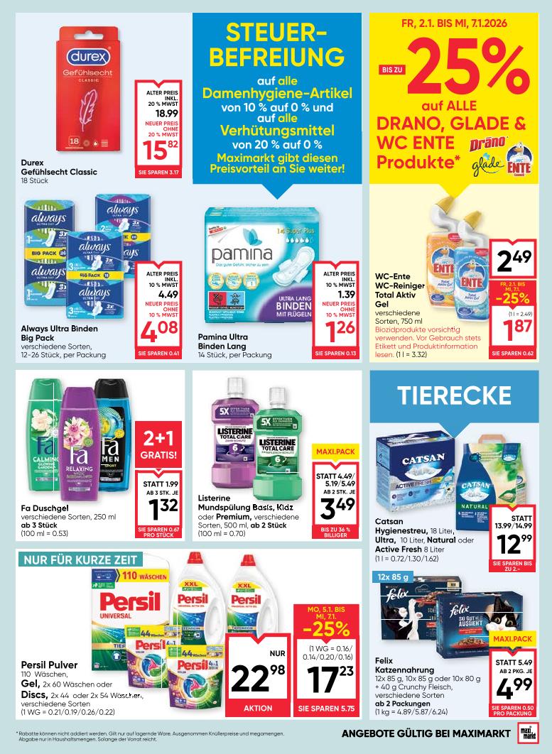 Prospekt von Maximarkt