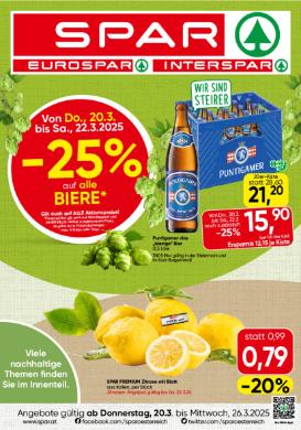Titelbild des Prospekts von SPAR STMK