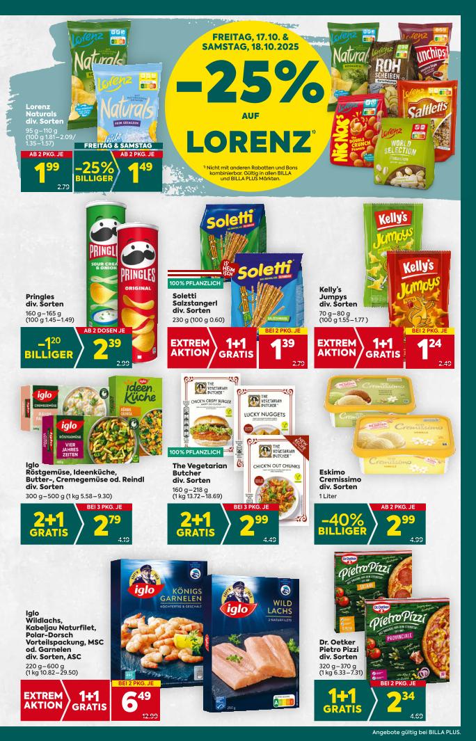 Prospekt von BILLA PLUS