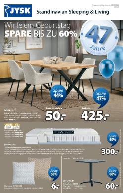 Titelbild des Prospekts von JYSK