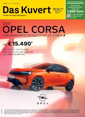 Titelbild des Prospekts von Das Kuvert