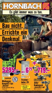Titelbild des Prospekts von HORNBACH