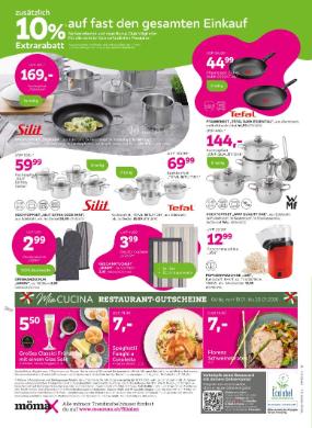 Titelbild des Prospekts von mömax