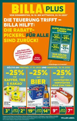 Titelbild des Prospekts von BILLA PLUS Steiermark