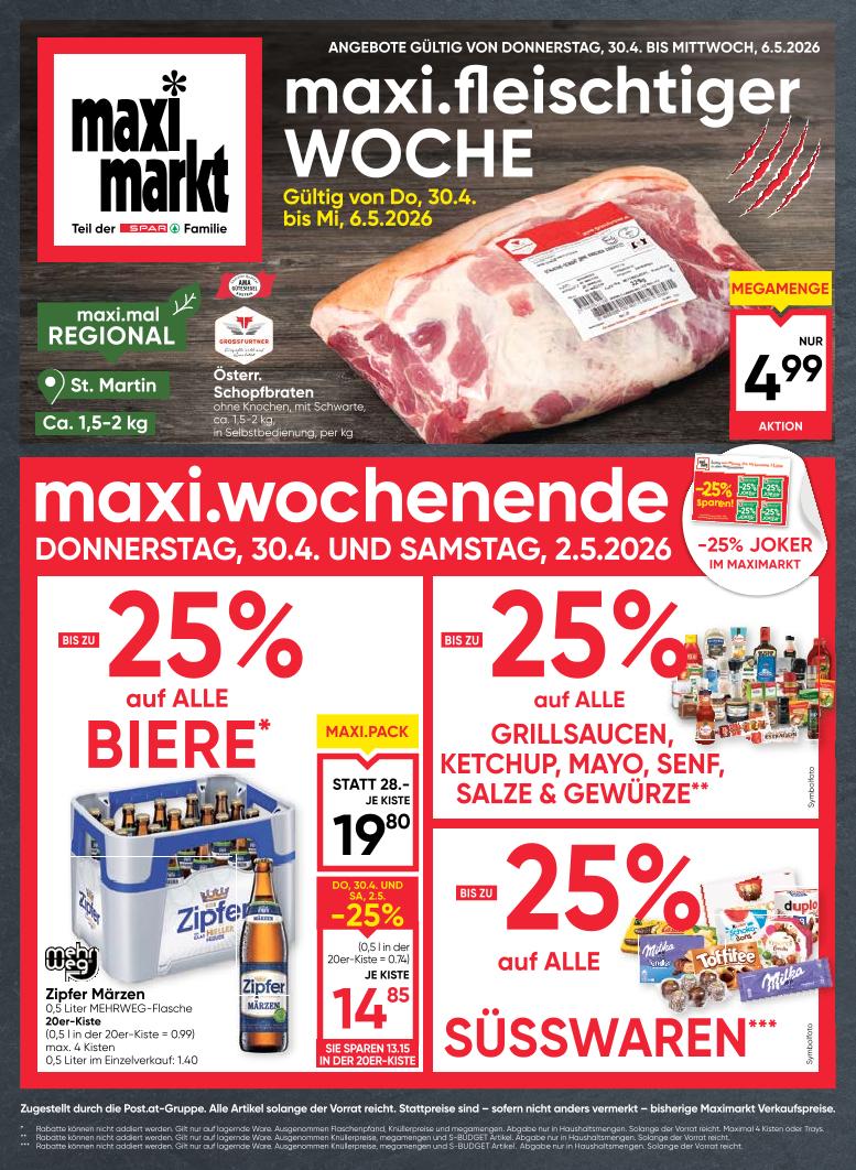 Prospekt von Maximarkt
