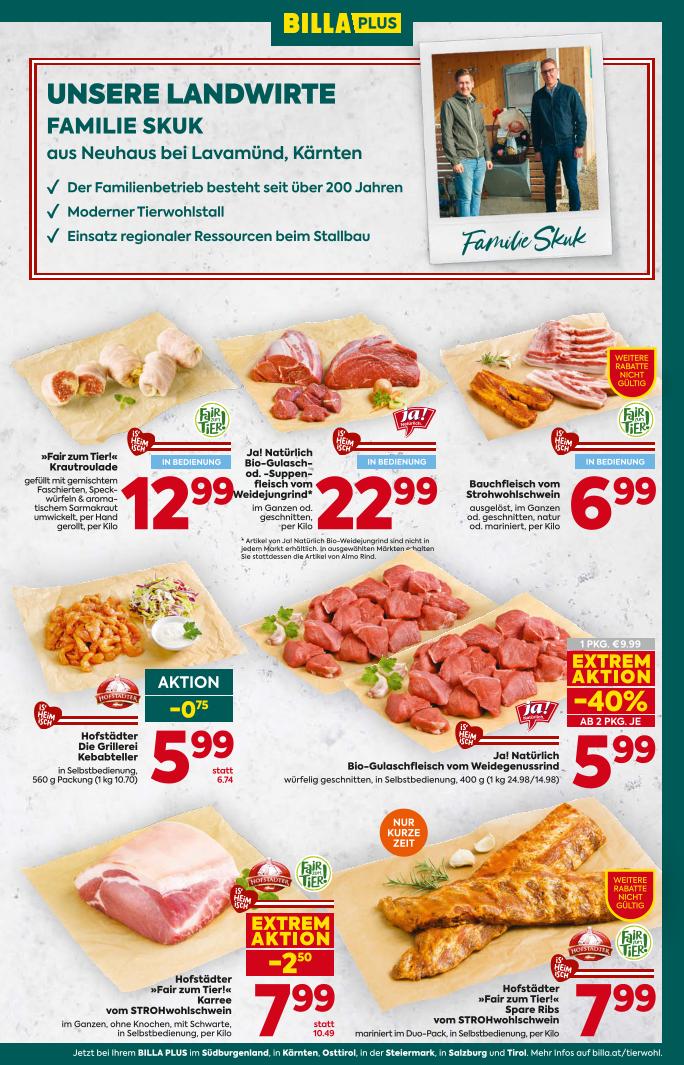 Prospekt von BILLA PLUS