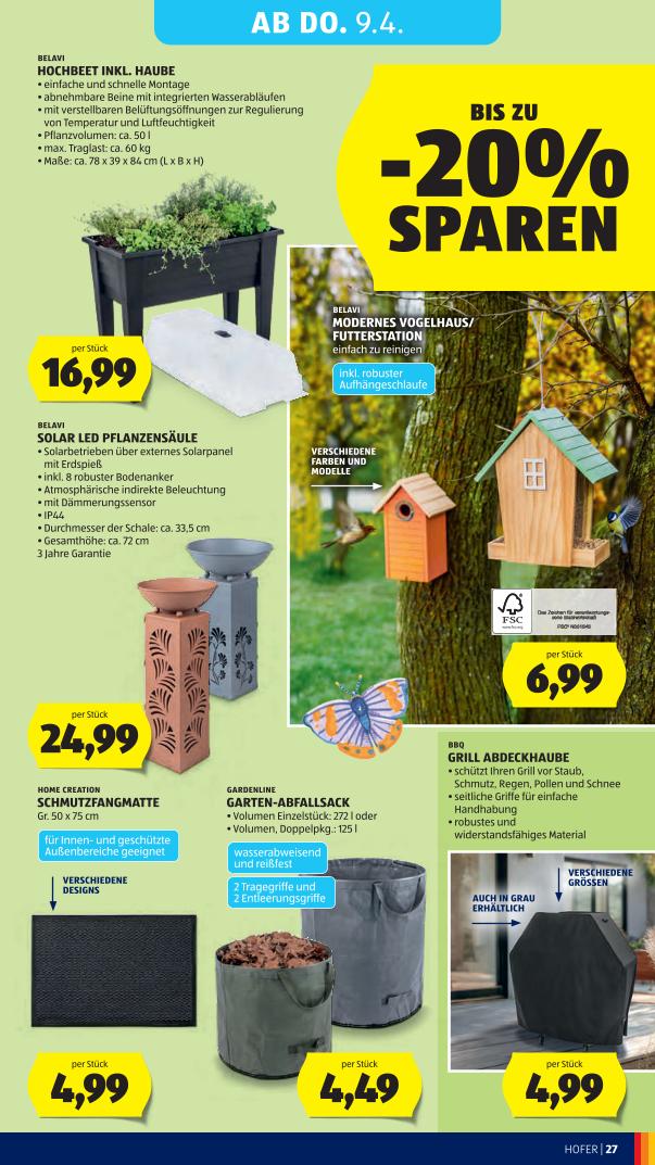 Prospekt von HOFER