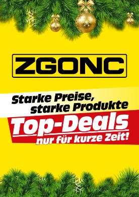 Titelbild des Prospekts von ZGONC Angebote