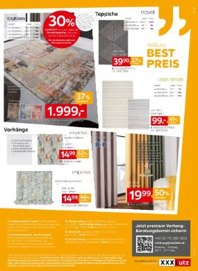 Titelbild des Prospekts von XXXLutz